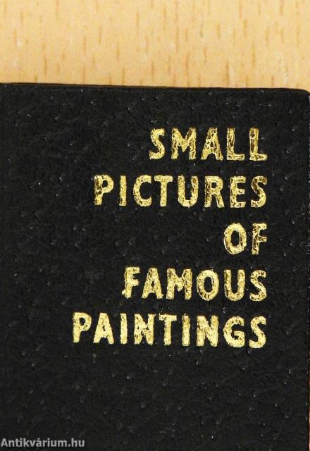 Small pictures of famous Paintings (minikönyv)