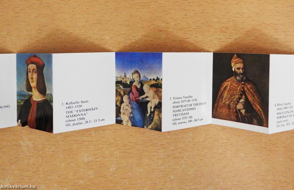 Small pictures of famous Paintings (minikönyv)