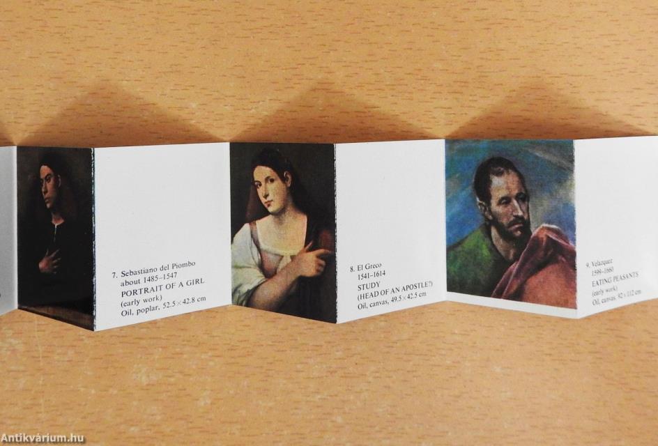 Small pictures of famous Paintings (minikönyv)