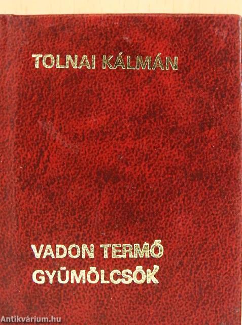 Vadon termő gyümölcsök (minikönyv)