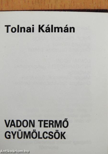 Vadon termő gyümölcsök (minikönyv)