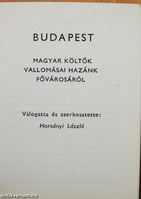 Budapest (minikönyv)