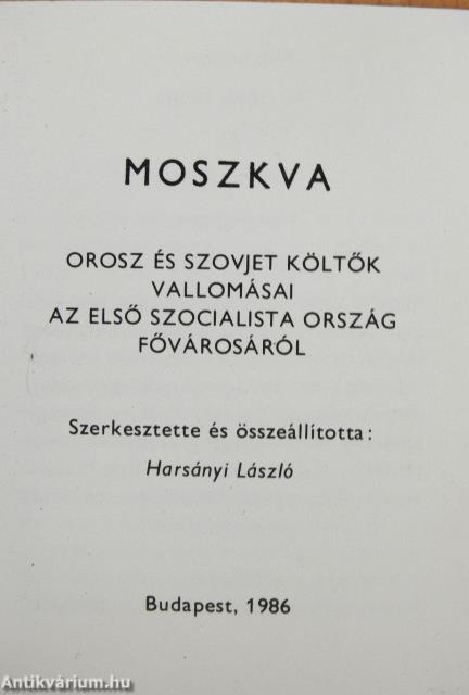 Moszkva (minikönyv)