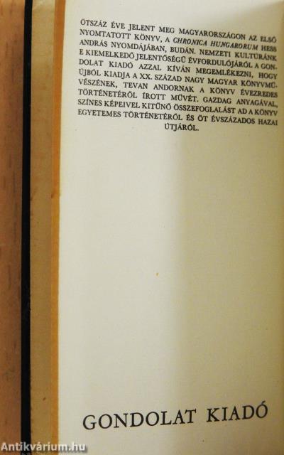 A könyv évezredes útja (minikönyv)