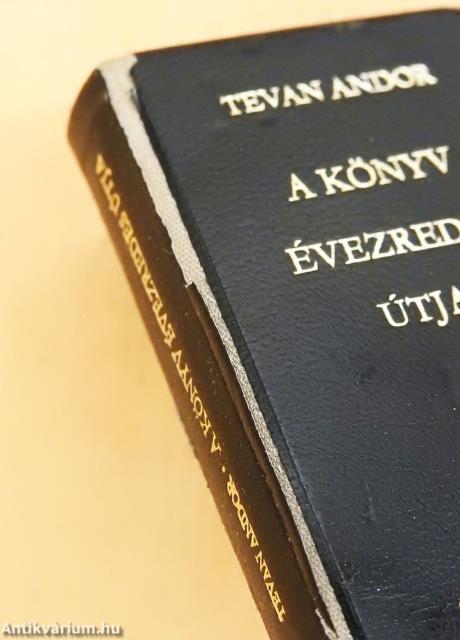 A könyv évezredes útja (minikönyv)