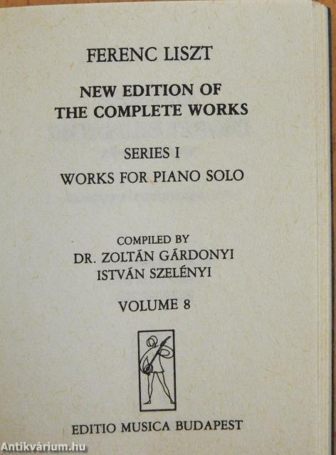 Works for Piano Solo VIII. (minikönyv)