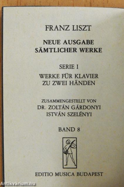 Works for Piano Solo VIII. (minikönyv)
