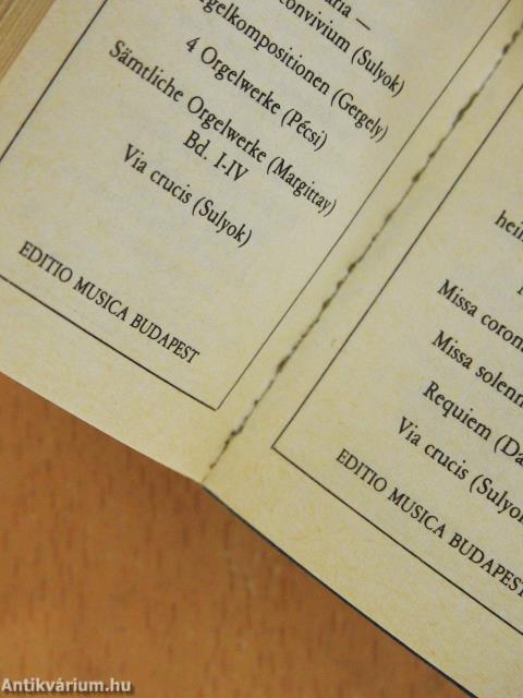 Works for Piano Solo VIII. (minikönyv)