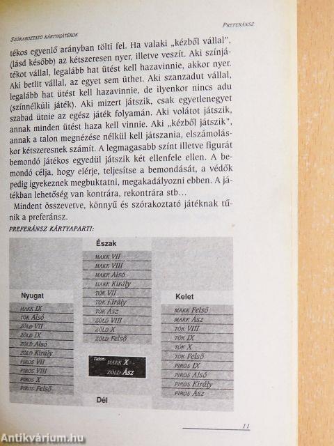Szórakoztató kártyajátékok kézikönyve