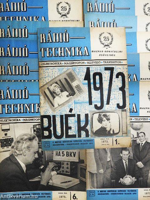 Rádiótechnika 1973. (nem teljes évfolyam)