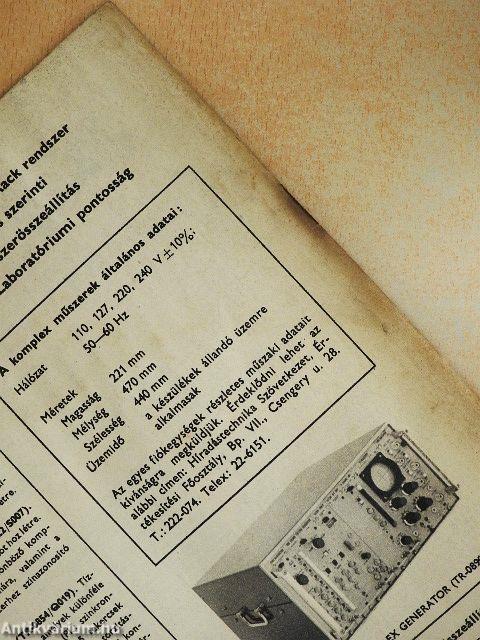 Rádiótechnika 1973. (nem teljes évfolyam)