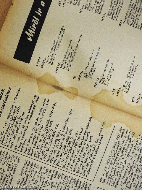 Rádiótechnika 1973. (nem teljes évfolyam)