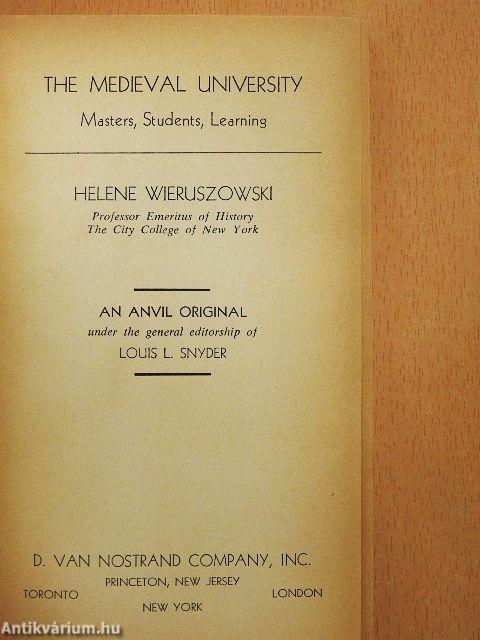 The Medieval University