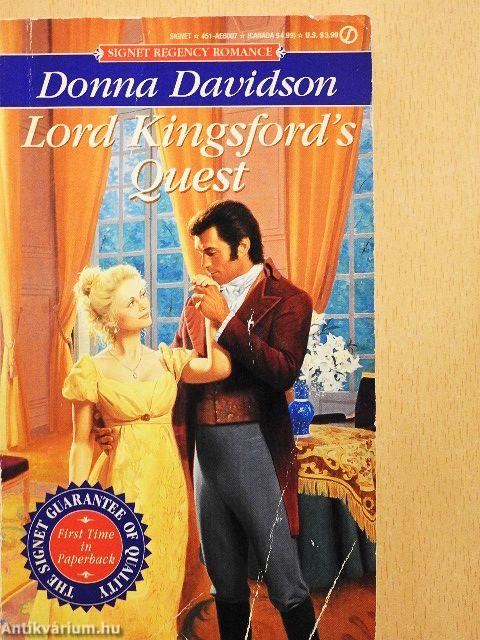 Lord Kingsford's Quest