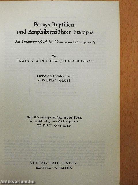 Pareys Reptilien- und Amphibienführer Europas