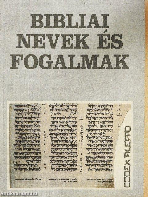 Bibliai nevek és fogalmak