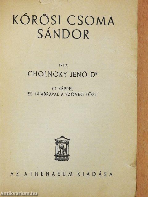 Kőrösi Csoma Sándor (rossz állapotú)