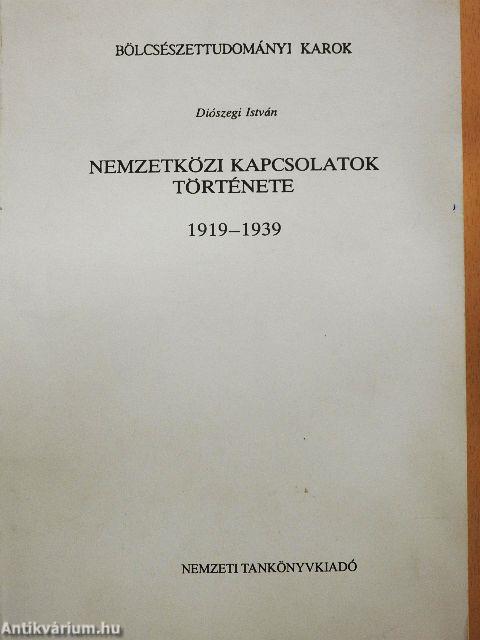 Nemzetközi kapcsolatok története 1919-1939
