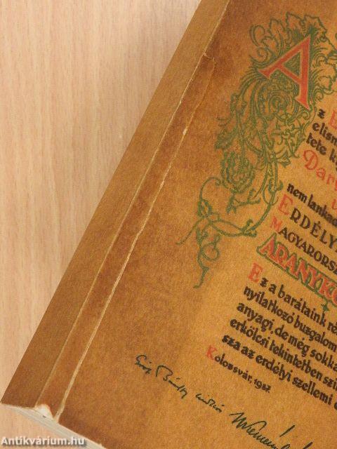 Az Erdélyi Helikon magyarországi barátainak Aranykönyve 1937