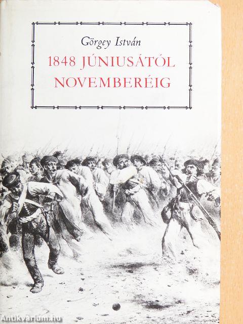 1848 júniusától novemberéig