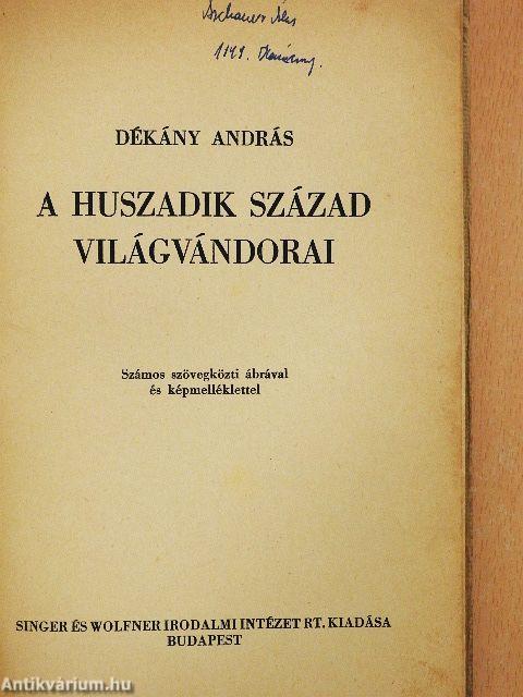 A huszadik század világvándorai