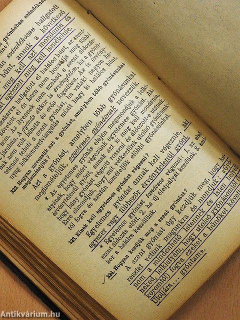 Elemi iskolai hittankönyv/Kis Biblia az elemi népiskolák 3-6. osztályának római kath. tanulók részére/Katholikus szertartástan népiskolák számára