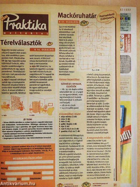 Házi Praktika 2000. január-december