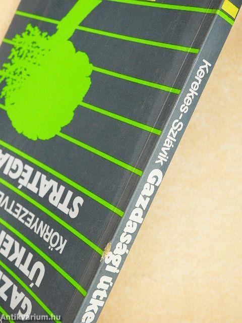 Gazdasági útkeresés - Környezetvédelmi stratégiák