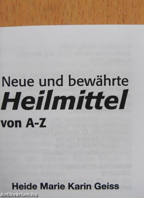 Neue und bewährte Heilmittel von A-Z (minikönyv)