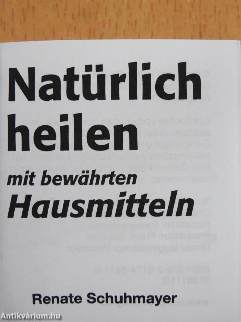 Natürlich heilen (minikönyv)