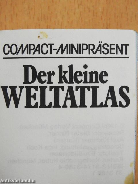 Der kleine Weltatlas (minikönyv)