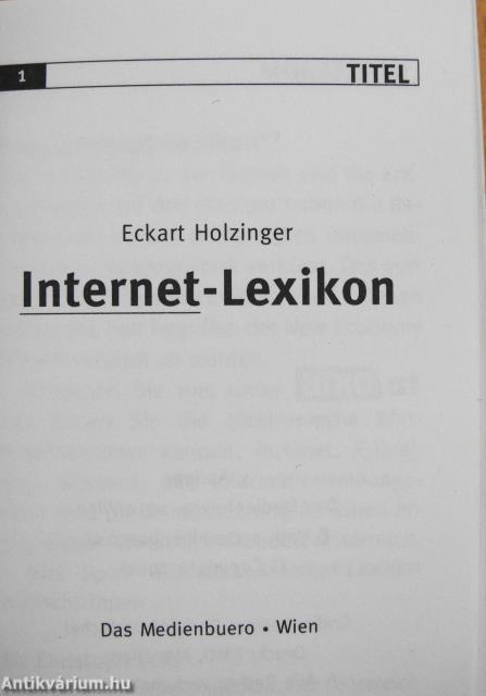 Internet-Lexikon (minikönyv)