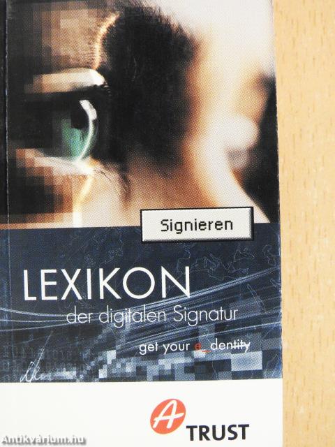 A Trust Lexikon der digitalen Signatur (minikönyv)
