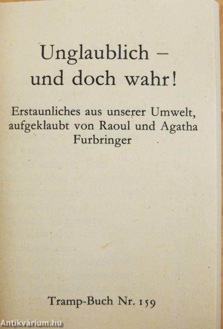 Der Brunnen von Almazar/Unglaublich- und doch wahr/Herr Kniebusch sieht Gespenster