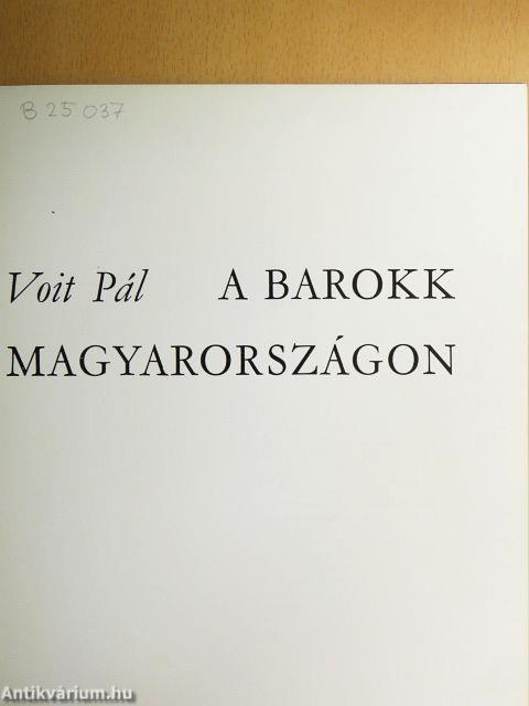 A barokk Magyarországon