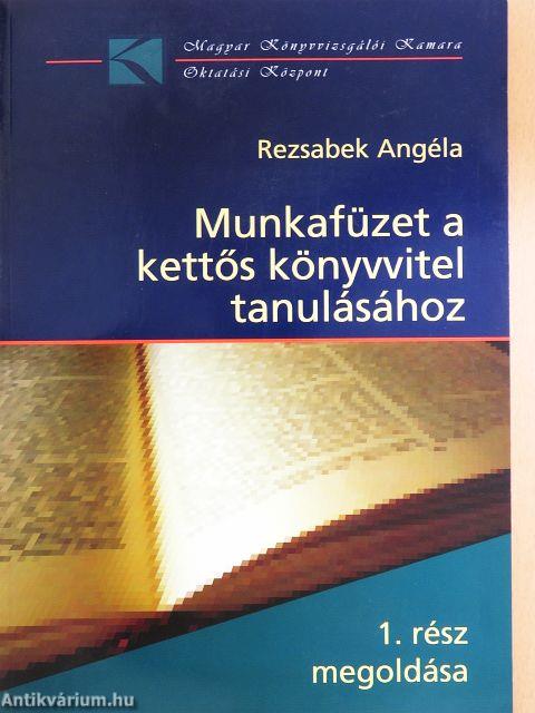 Munkafüzet a kettős könyvvitel tanulásához 1.