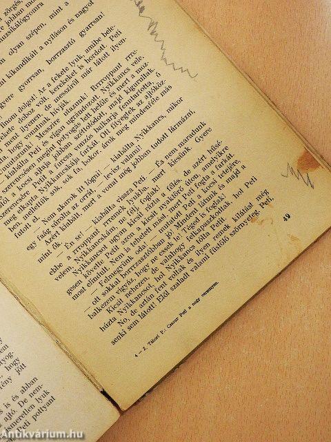 Csavar Peti a nagy versenyen (rossz állapotú)