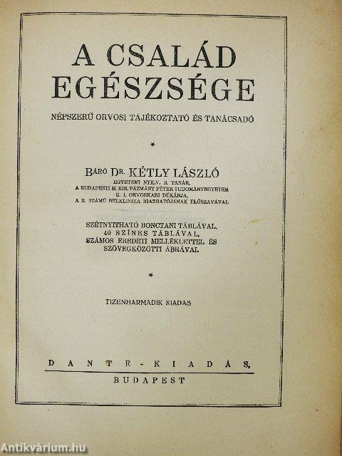 A Család egészsége (rossz állapotú)