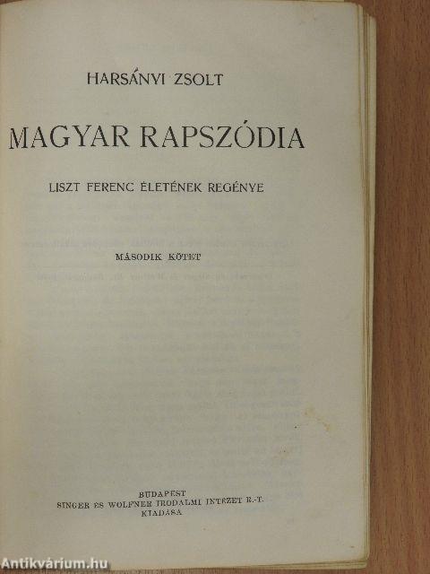 Magyar rapszódia I-IV. (rossz állapotú)