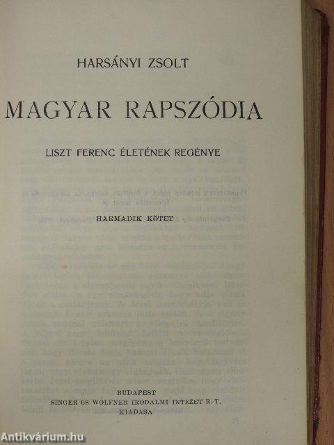 Magyar rapszódia I-IV. (rossz állapotú)