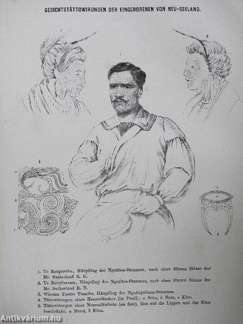 Reise der Österreichischen Fregatte Novara um die Erde I-II. (gótbetűs)