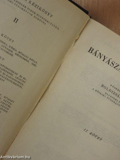 Bányászati kézikönyv II.