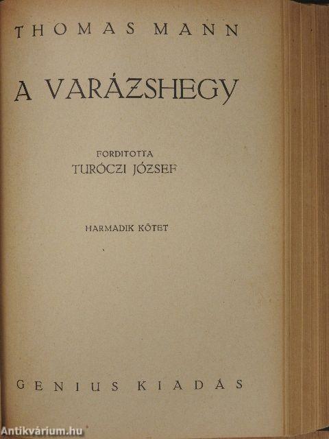 A varázshegy I-IV.