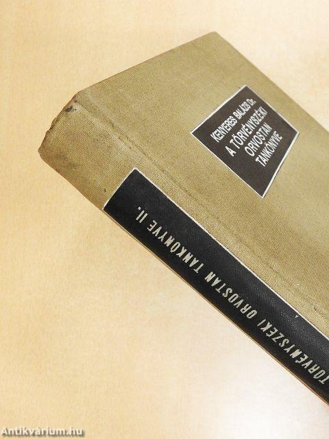 A törvényszéki orvostan tankönyve II.