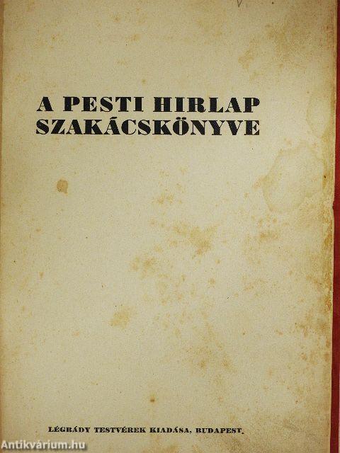 A Pesti Hirlap szakácskönyve