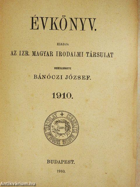 Évkönyv 1910