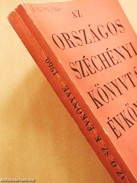 Az Országos Széchényi Könyvtár Évkönyve 1960