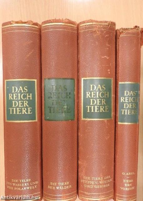 Das Reich der Tiere I-III./Tiere der Vorzeit (gótbetűs)