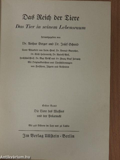 Das Reich der Tiere I-III./Tiere der Vorzeit (gótbetűs)