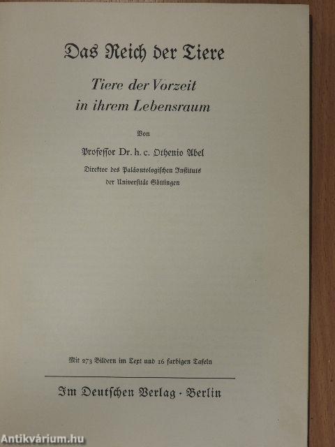 Das Reich der Tiere I-III./Tiere der Vorzeit (gótbetűs)